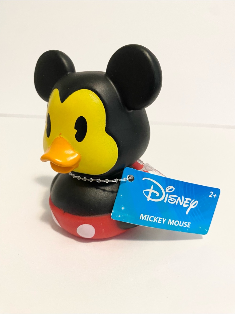 Duckalooz Disney Mickey Mouse Rubber Duck 3” Toy NWT